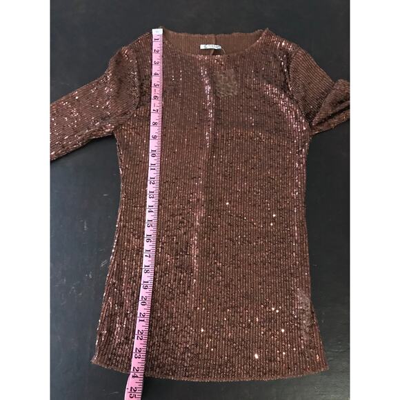 Free People Intimately Gold Rush Long Sleeve Top - Extra Small - Picture 10 of 12